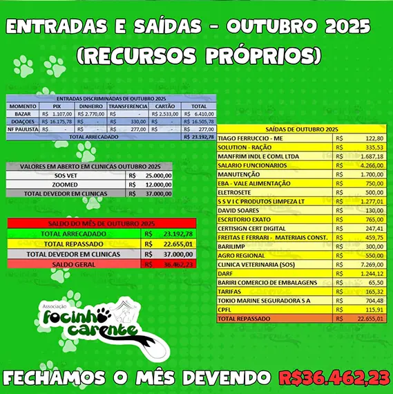Balanço Mensal — Outubro 2024 (imagem 11 de 11)
